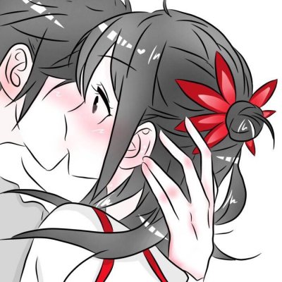 18组超甜！高清唯美卡通动漫情侣头像合集