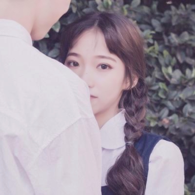 微信情侣头像唯美一对两张 盼长伴永无分别时刻