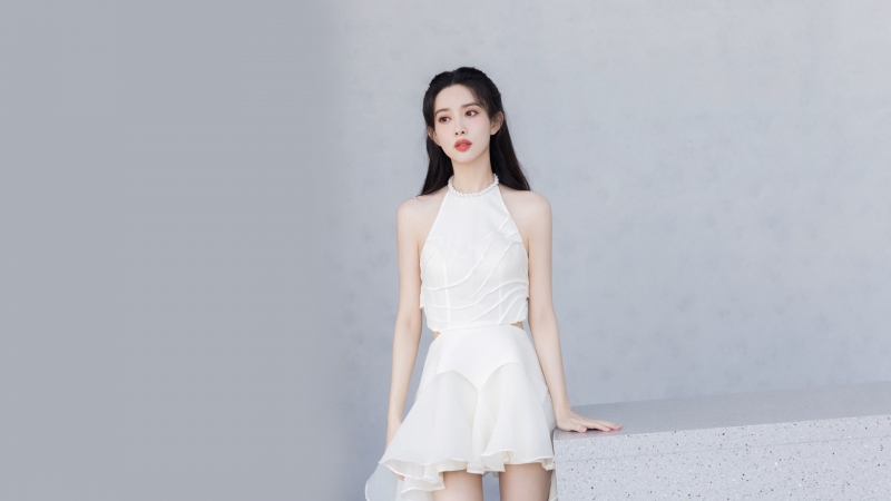 孟子义白裙造型电脑壁纸 多款高清尺寸可选