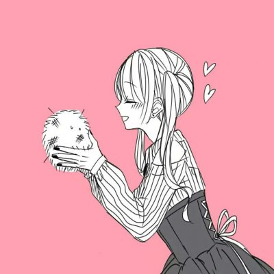 16组高清创意二次元情侣QQ头像 一对两张动漫情头