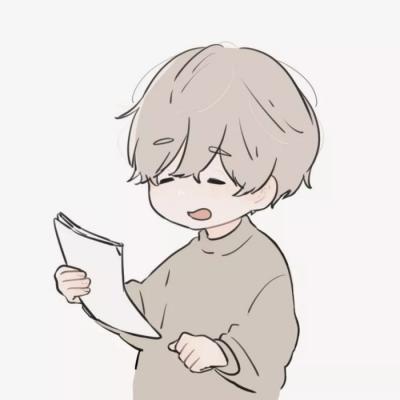 24张高清可爱动漫情侣头像 一男一女配对款