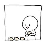 楼上楼下小白人情侣头像简笔画合集（14张）