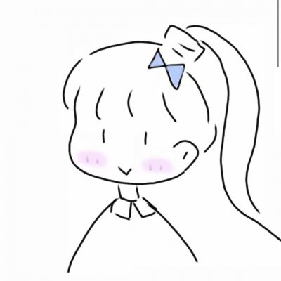 12张超可爱小女孩简笔画头像 高清好看的女生头像素材
