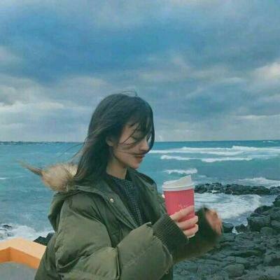 14组浪漫海边情侣头像 一男一女成对高清图