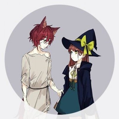 魔女系情侣头像来啦！34张高清养成系列情侣头像合集