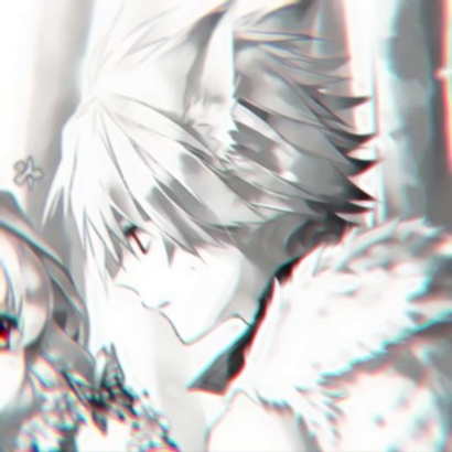 黑白暗黑风动漫情侣头像来了！18张高清二次元情头合集