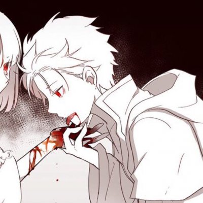 16组高清丧气二次元病娇黑化情侣头像 一对两张