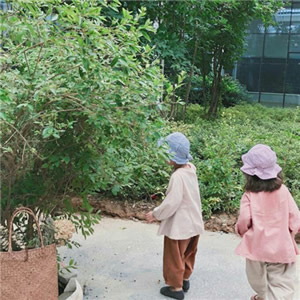 超可爱！双人萌娃情侣头像一对两张 12张可爱萌图合集