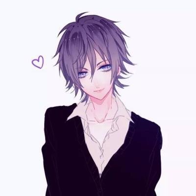 一男一女冷酷动漫情头 36张高清分开版情侣头像