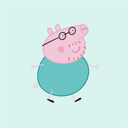 超火！小猪佩奇一左一右情侣头像 14张高清可爱款