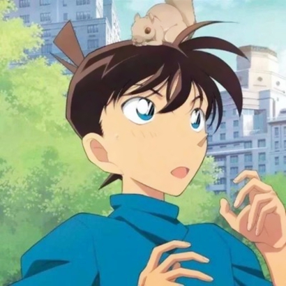 柯南小兰情侣头像来啦！一左一右高清10组超好看