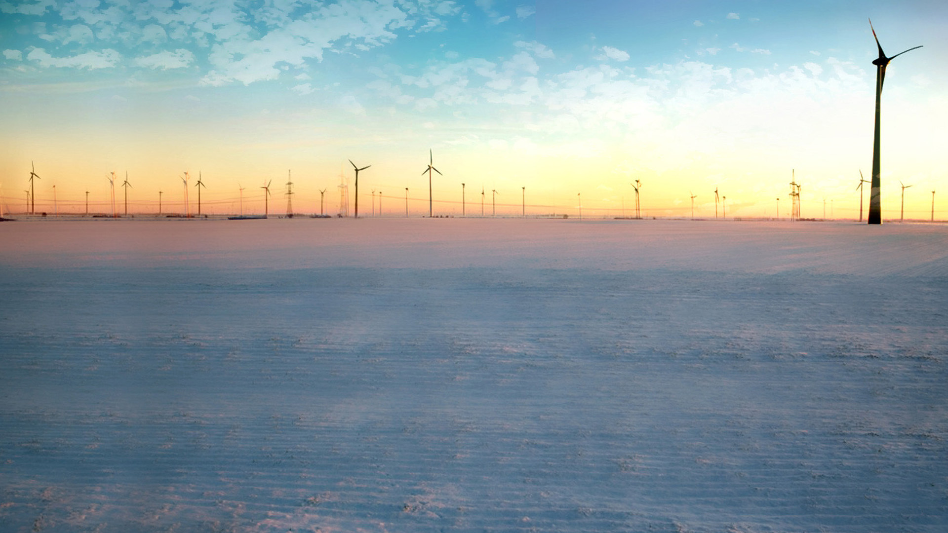 大漠风车主题电脑桌面动漫壁纸推荐