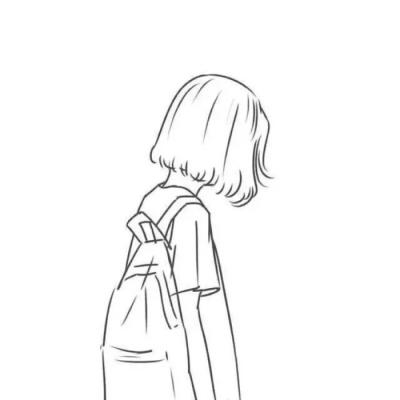 20组高清好看的简笔画情侣头像一对合集