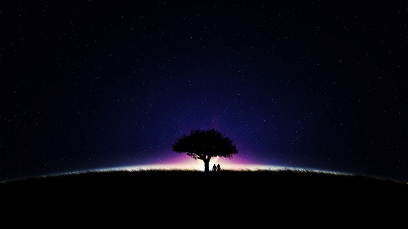 星夜主题2K电脑桌面壁纸上新 多款分辨率可选