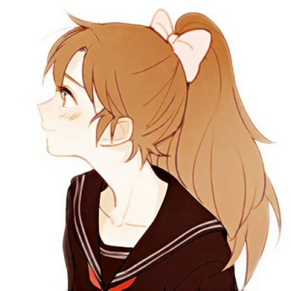 14组高清动漫情侣头像 一男一女分开款