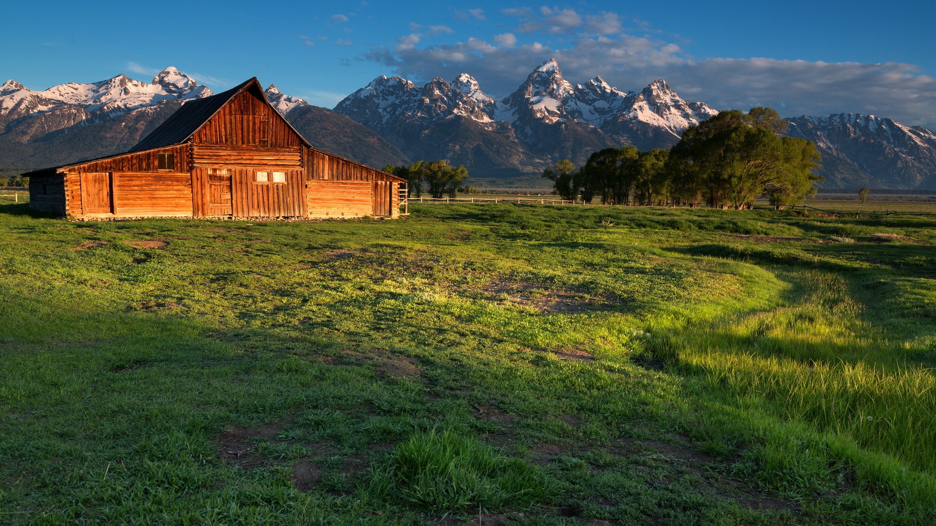农场雪山林居风景电脑壁纸合集