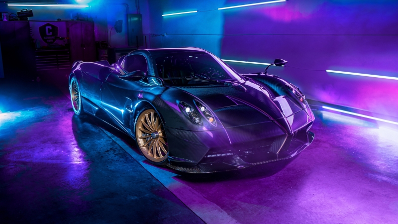 帕加尼Huayra Roadster敞篷跑车高清壁纸下载