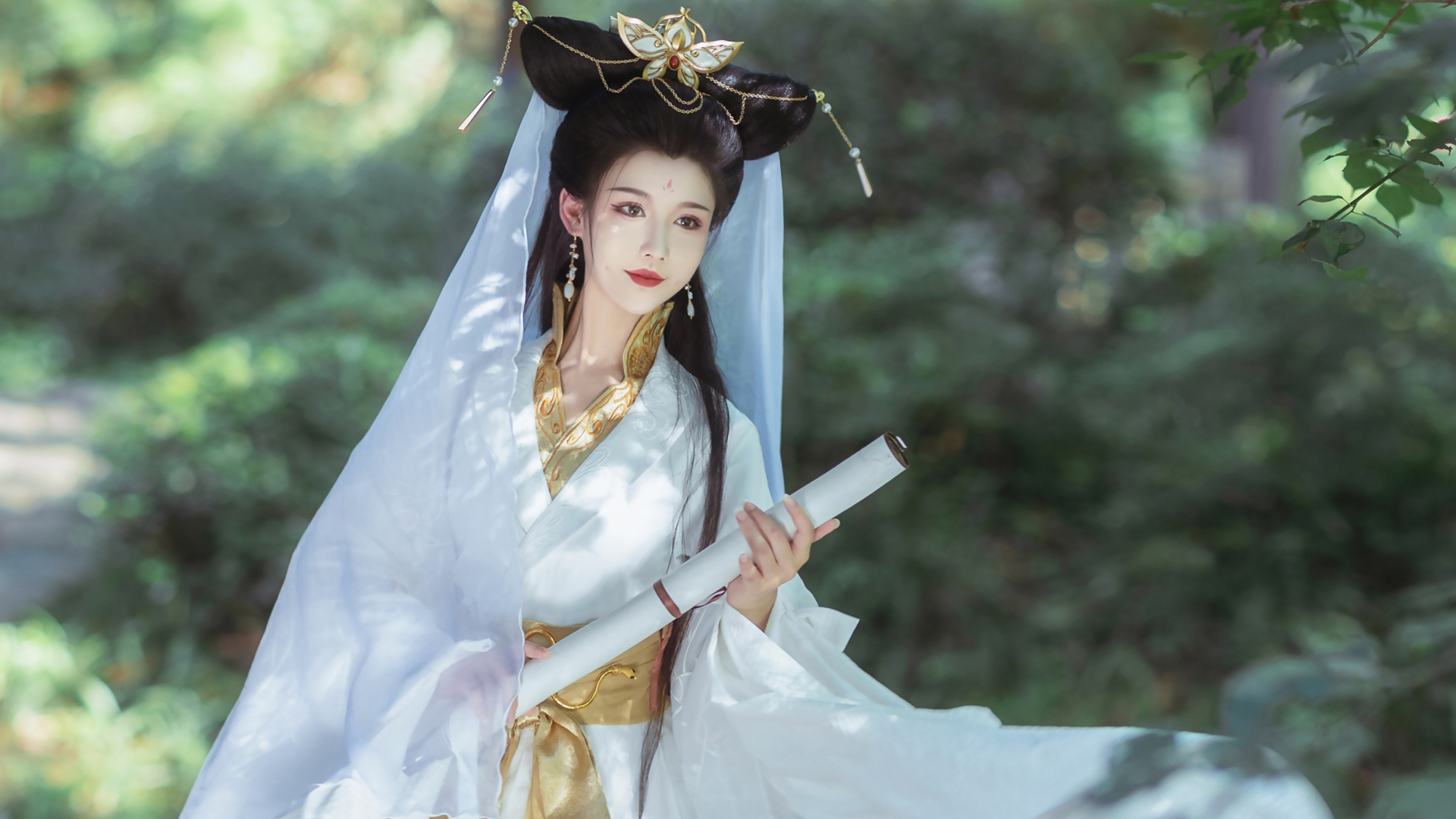 cosplay白娘子主题高清美女壁纸推荐