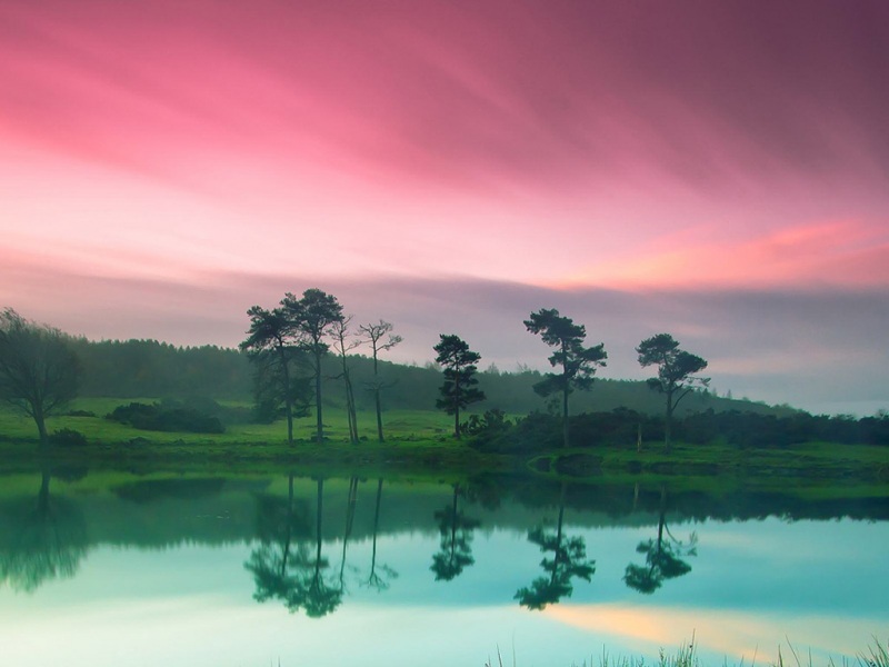 天籁山水风电脑桌面动漫壁纸来了