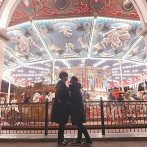 12张高清小清新吻照情侣头像 双人唯美氛围感拉满