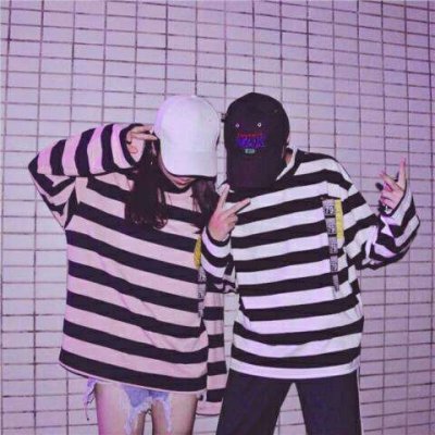 32张高清时尚个性微信情侣头像合集