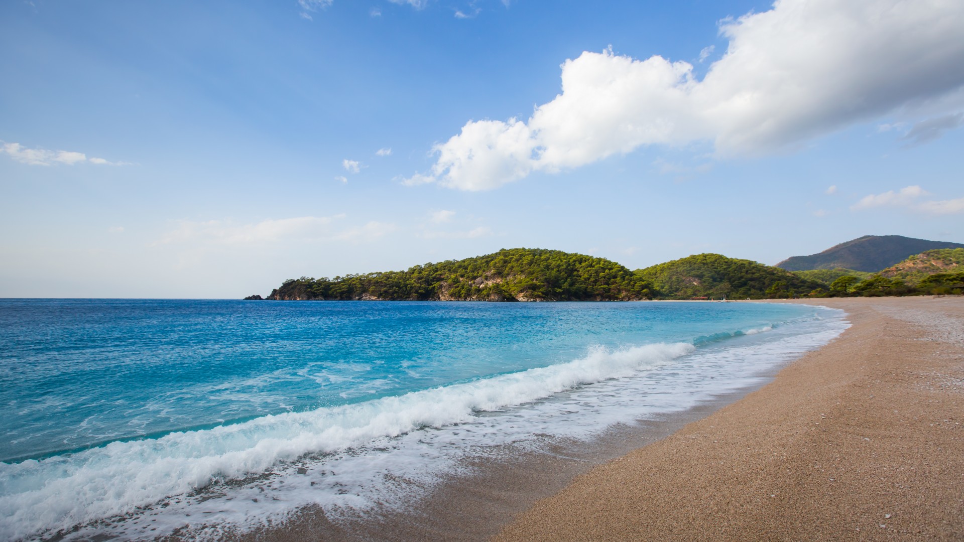 夏日蓝沙滩海岸绝美壁纸合集