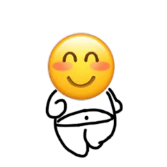 聊天斗图必备！这套奔跑小黄脸表情包太好用了