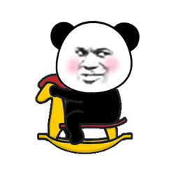 抖音爆火！超大霸屏熊猫头动态表情包第三弹来了