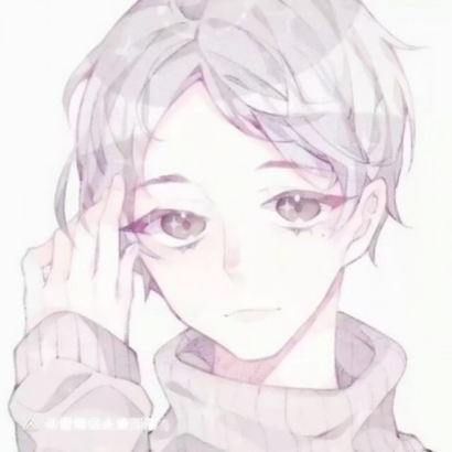 14组高清动漫情侣头像 一男一女分开款