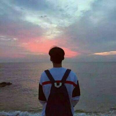 海边背影情侣头像合集！16张高清一左一右唯美款