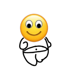 聊天斗图必备！这套奔跑小黄脸表情包太好用了