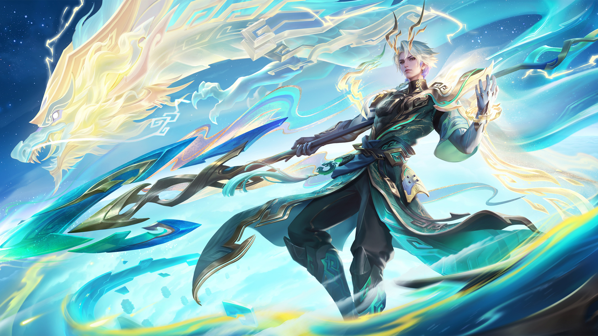 王者荣耀赵云龙年铭钟鼎皮肤 超清无水印壁纸免费下