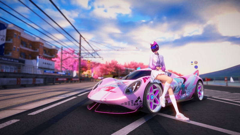 王牌竞速机能少女猫眠梦 高清电脑壁纸分享