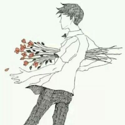 射箭主题情侣头像来啦！一人一半女生射箭男生中箭款，共14张高清图