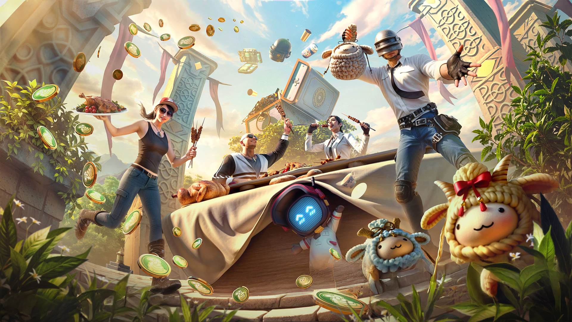 《绝地求生》美食烧烤主题游戏壁纸推荐