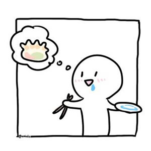 楼上楼下小白人情侣头像简笔画合集（14张）