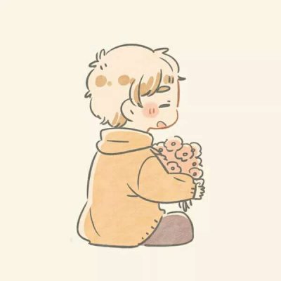 软萌暴击！28组超可爱动漫小孩情侣头像高清合集