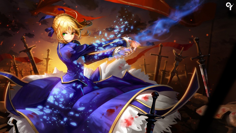 吾王Saber霸气拉满！高清动漫壁纸合集来了