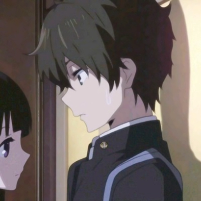 24张高清超丧动漫情侣头像，氛围感拉满