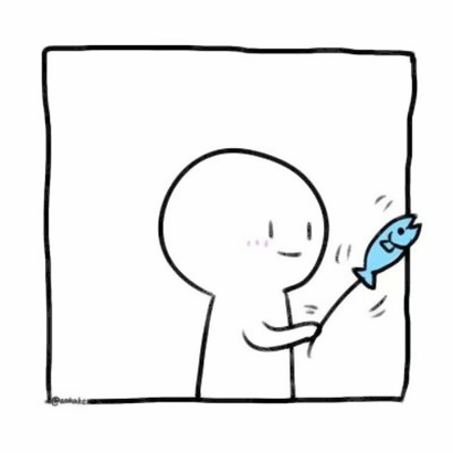 抖音上超火的小白人情侣头像来啦，共28张