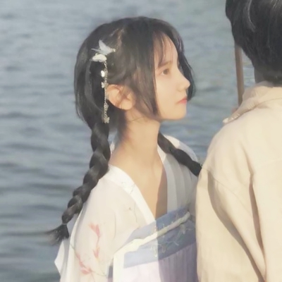 16组高清真人古风汉服情头 一对两张的古装情侣头像