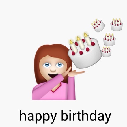 实用！emoji生日快乐表情合集