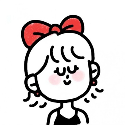 12张超可爱简约手绘情侣头像 一男一女高清图