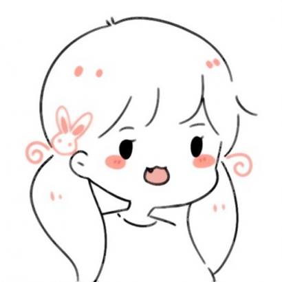 12组手绘简笔画情侣头像 高清可爱一对两张