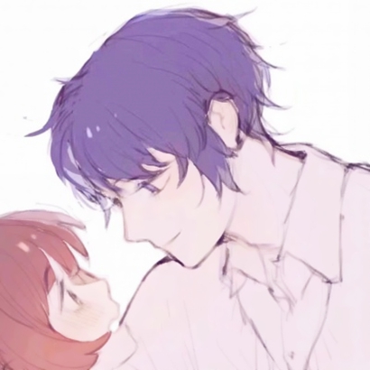 卡通动漫情侣头像来啦！一左一右高清款共28张