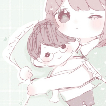 超萌可爱！18张高清呆萌二次元情侣头像合集