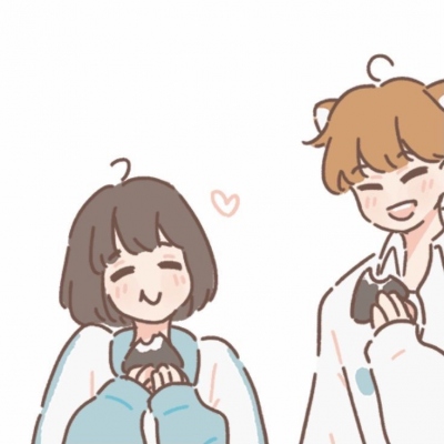 14张治愈又暖心的动漫情侣头像，简单又有爱