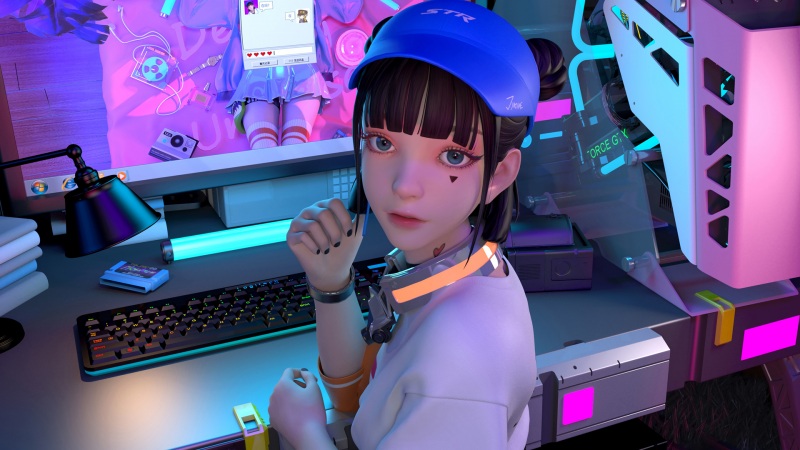 集原美电玩少女高清动漫壁纸分享