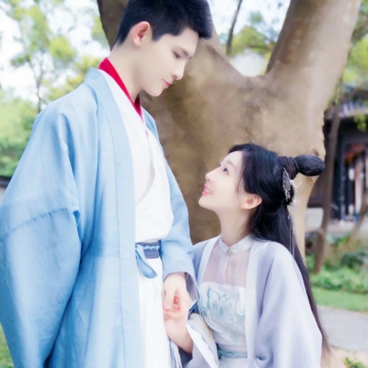 抖音上超火的古风情侣头像！12张高清真人古风情头合集