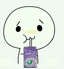 超萌酚酞瓜喝饮料表情包合集 还加了各种配料哦